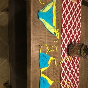Triangle top bikini with bikini 👙 cut bottom